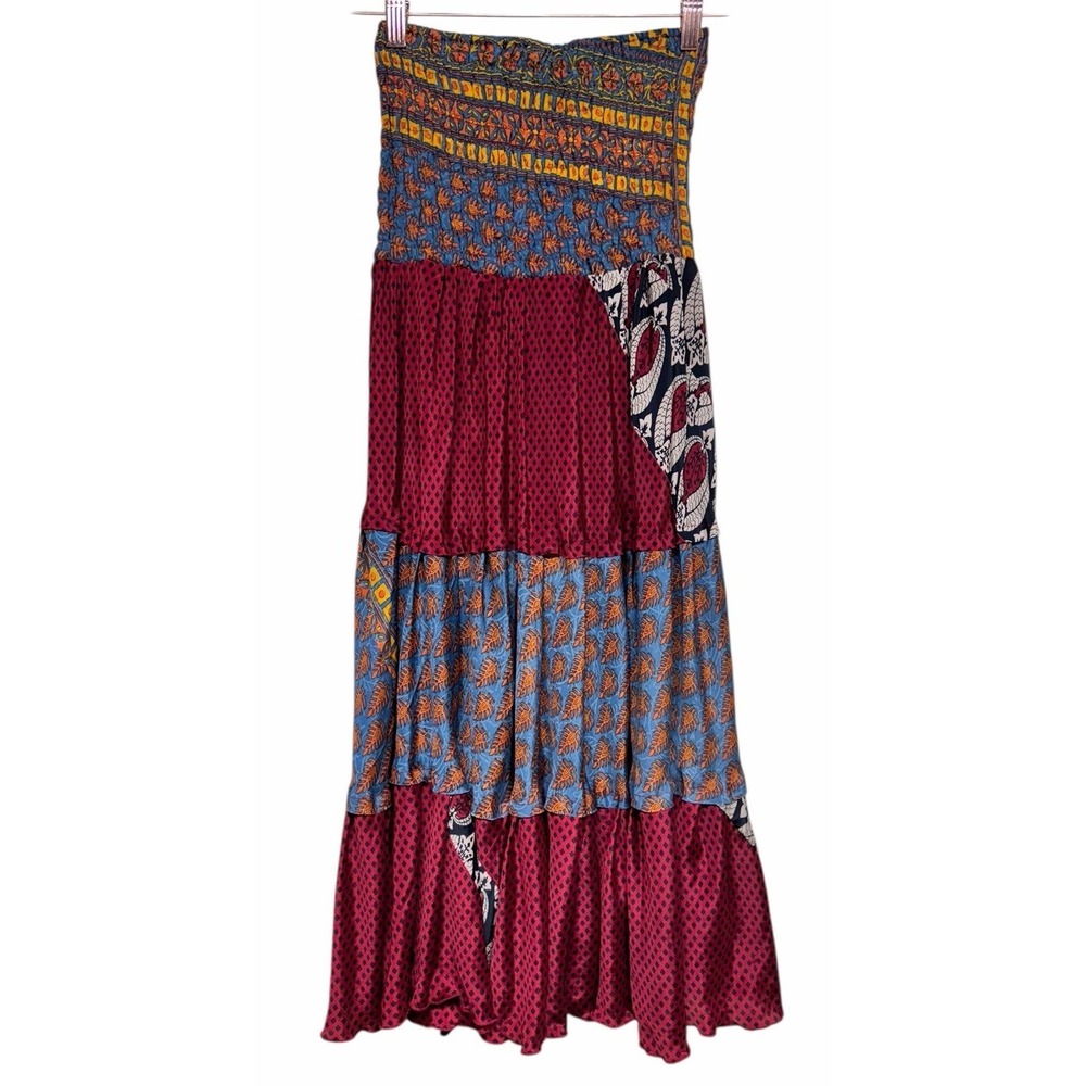 Darn Good Yarn Sedona Patchwork‎ Dress/Skirt Women's Size J (00-04)
